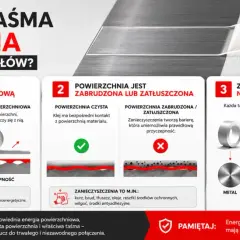 Niska energia powierzchniowa, zabrudzenia i zły dobór taśmy to przyczyny słabej przyczepności. Kluczowe są właściwości adhezyjne.