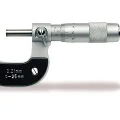 Precyzyjne przyrządy mikrometryczne do pomiaru z dokładnością 0.01mm.