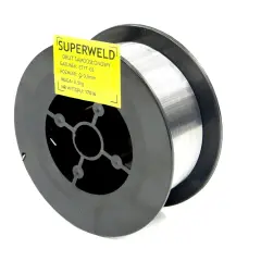 Drut samoosłonowy SUPERWELD do spawania ocynku, 0,9mm, 0,5kg. Idealny do prac warsztatowych.